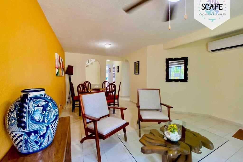 AMPLIA Y CÁLIDA CASA cerca de plaza LAS AMERICAS Vila Cancún Exterior foto